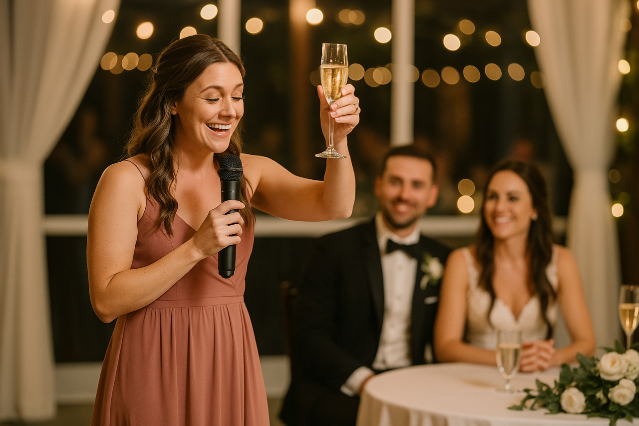 How to Write a Great Maid of Honor or Bridesmaid Speech for a Wedding