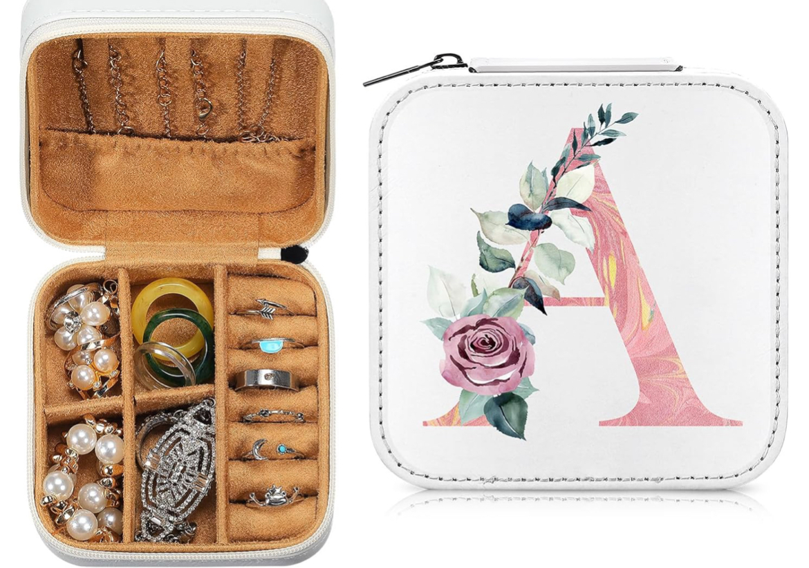 Personalized Travel Jewelry Box