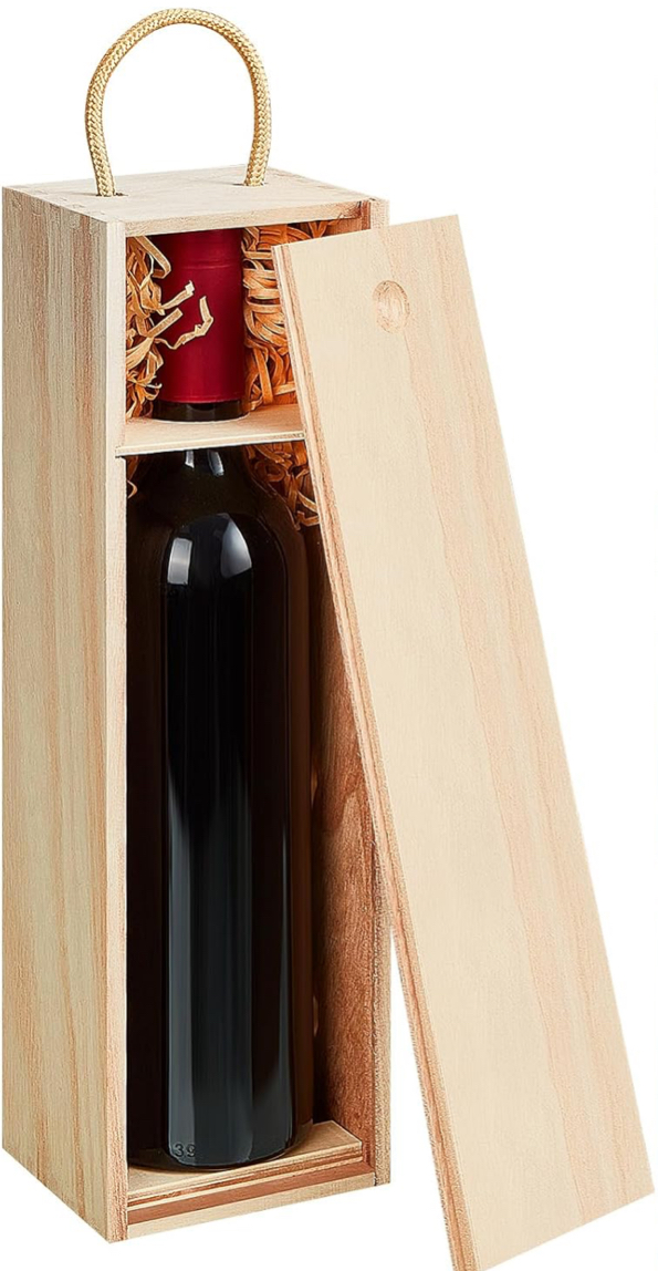 Personalized Wooden Wine Bottle Gift Box