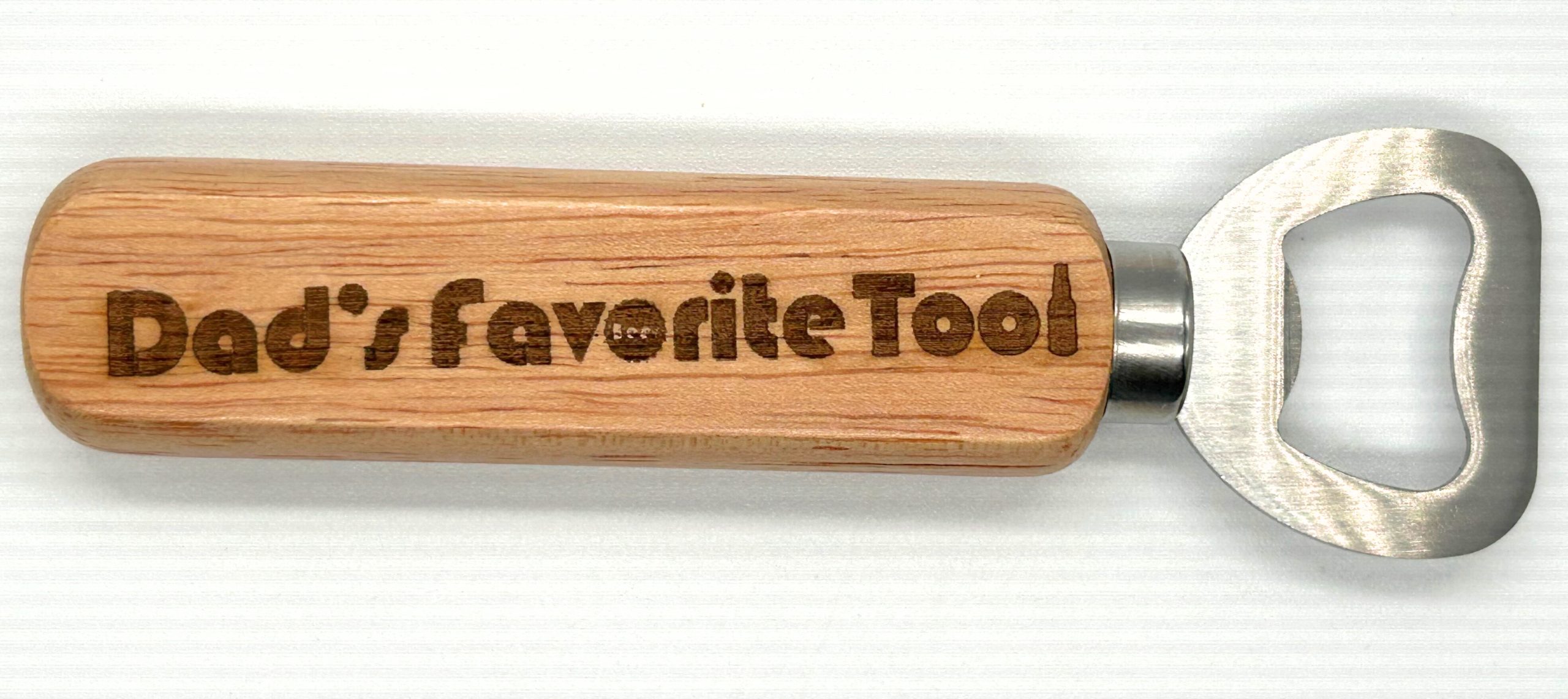 Personalized Laser Engraved Wooden Bottle Opener – Where Utility Meets Timeless Design