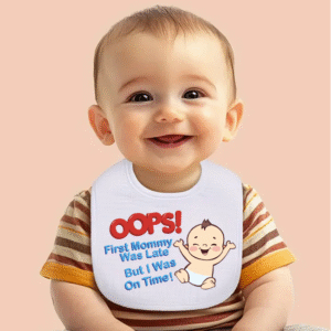 personalized baby bib custom name photo graphic