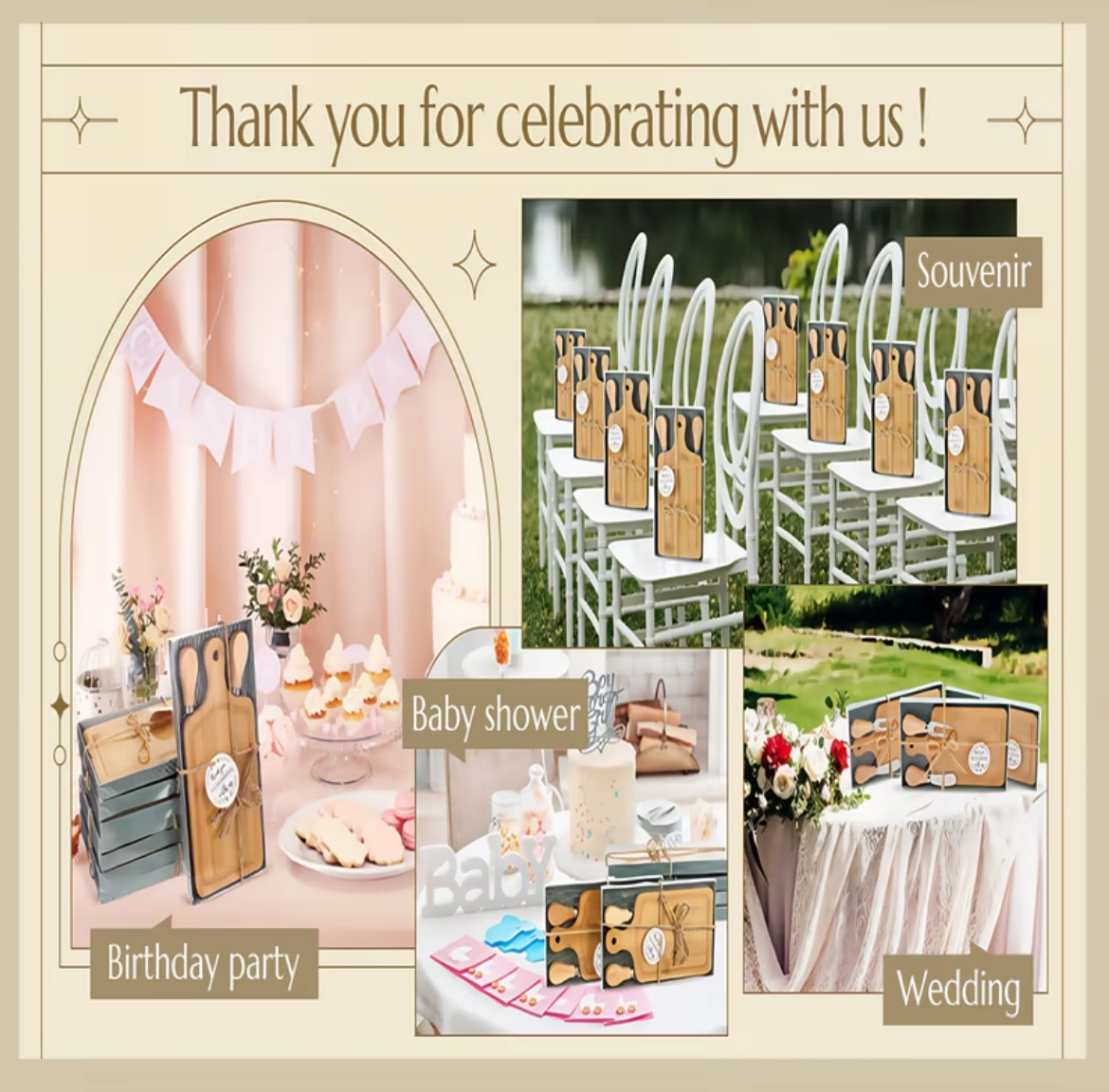 Custom engraved charcuterie board gift set for all occasions