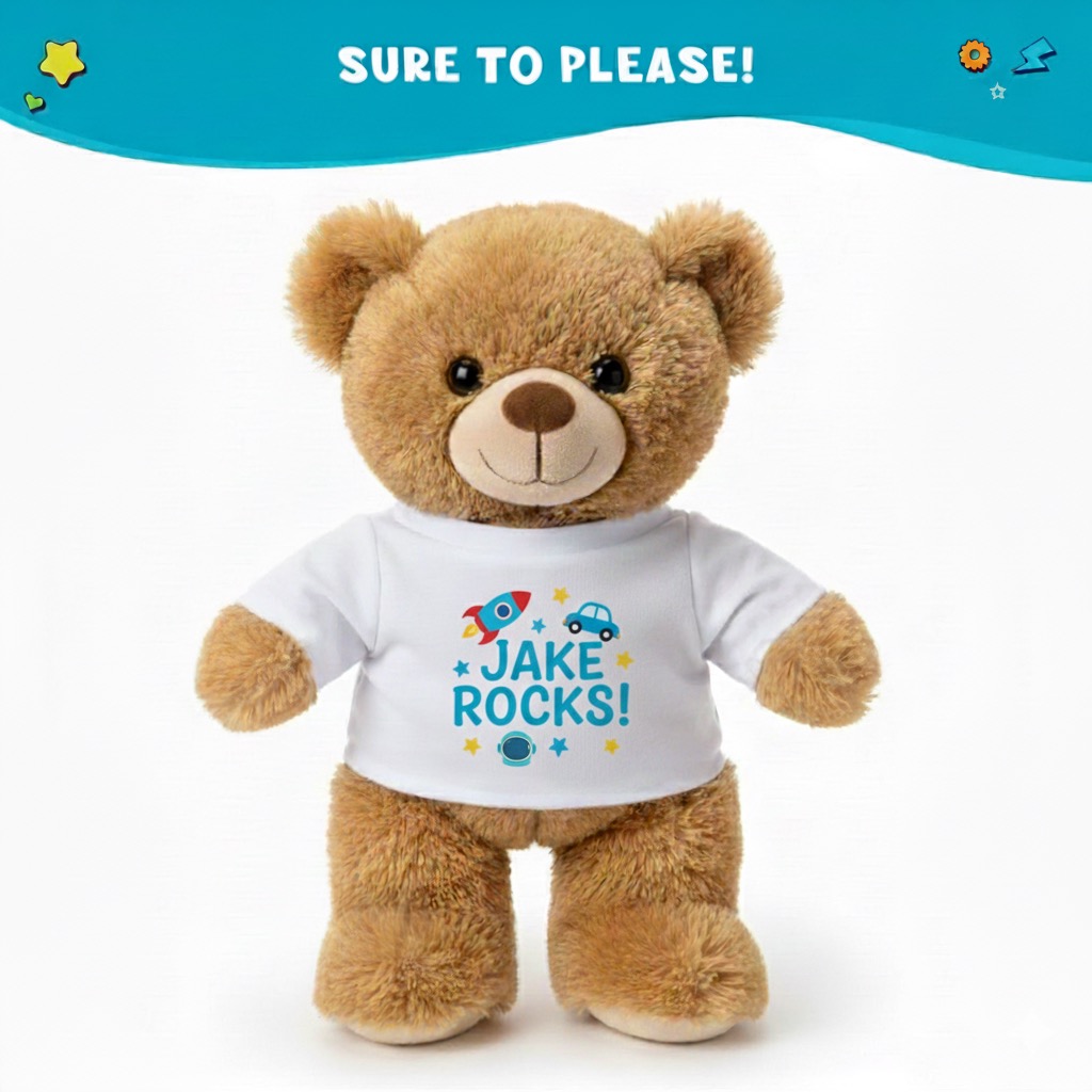 11 inch personalized plush bear gift for birthdays