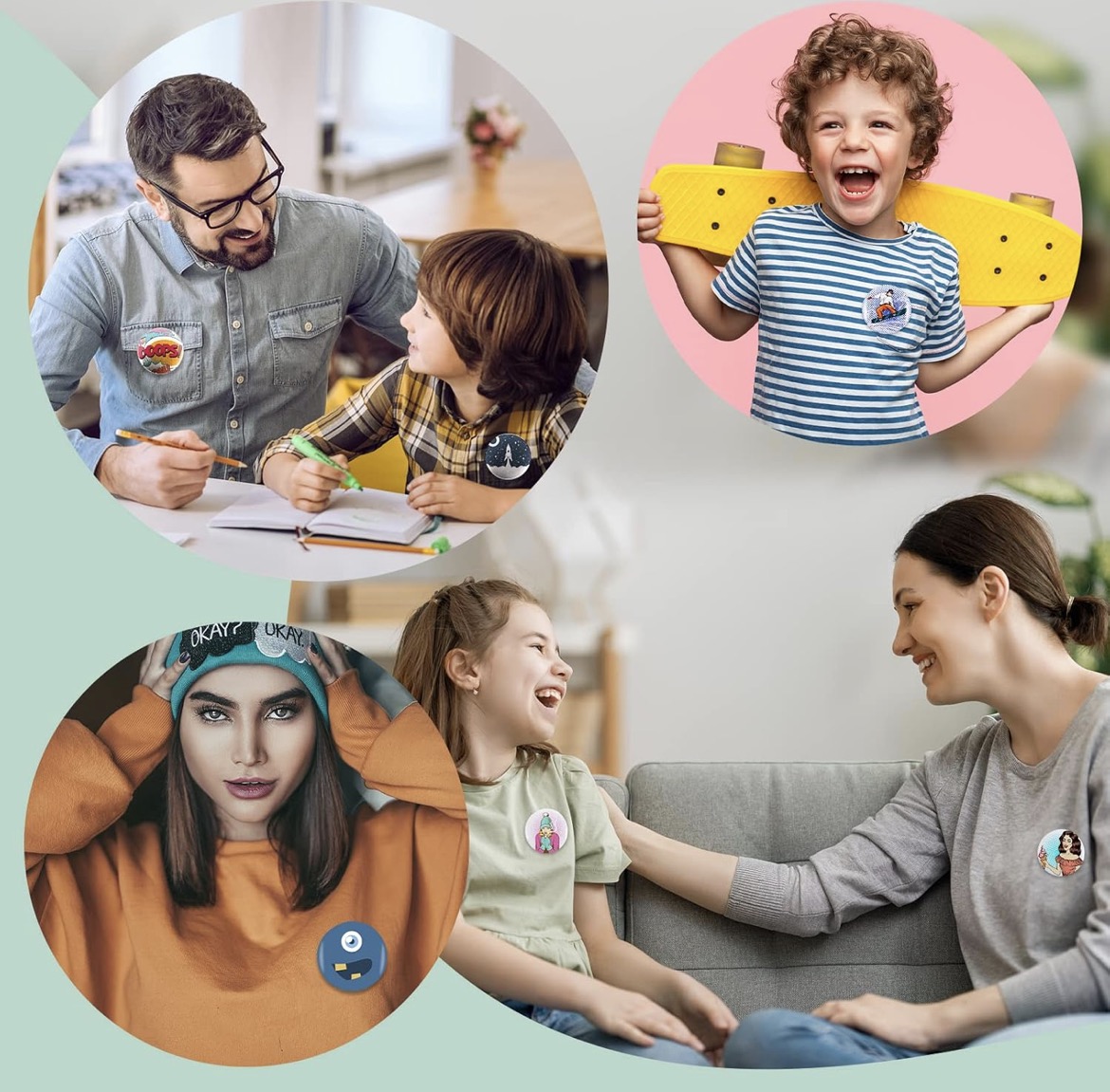 Personalized Buttons for any occasion.