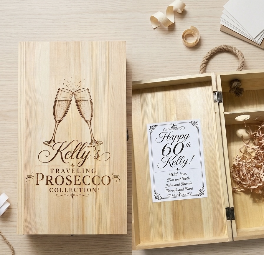 The Perfect Personalized Prosecco Gift: A Custom Travel Box That Makes Every Trip Feel Special